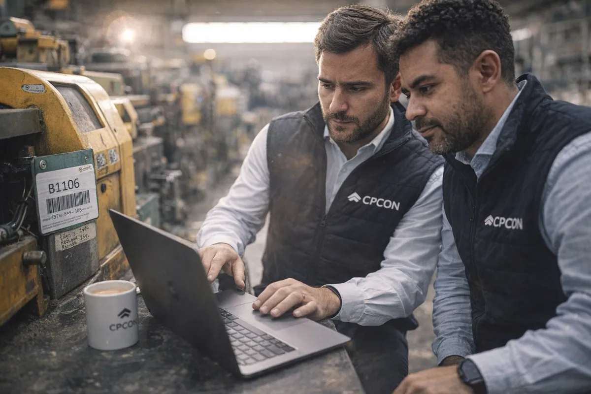 Accountant tracing the fixed asset accounting cycle across acquisition, depreciation, and disposal records