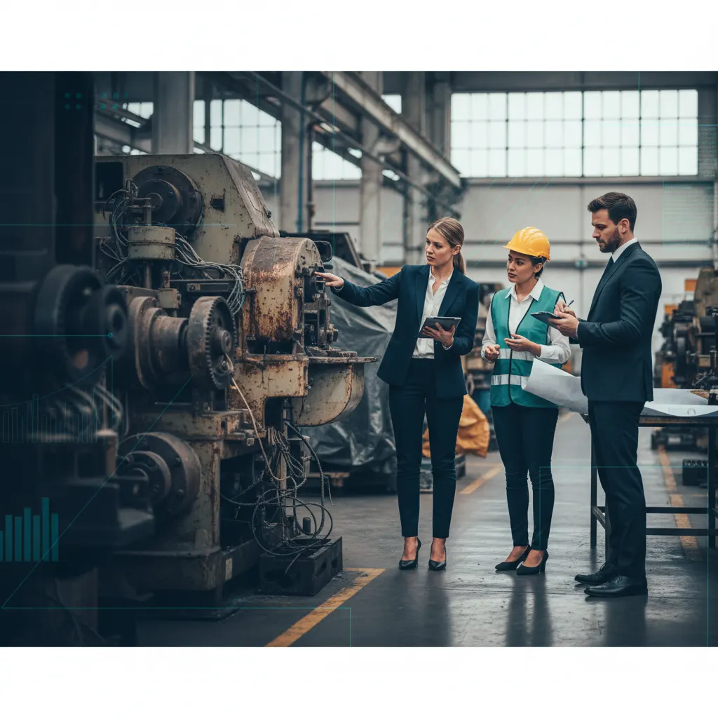 Fixed asset impairment - tax professionals examining impaired machinery