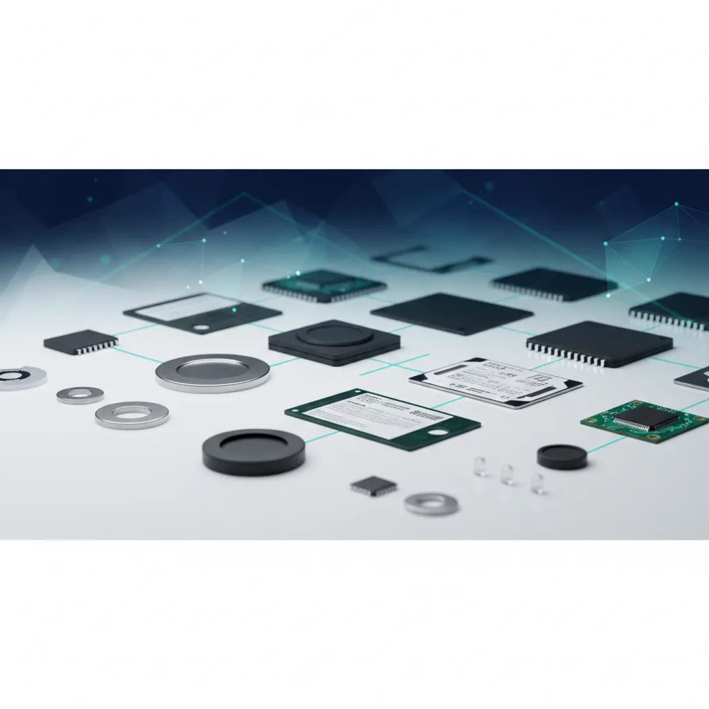 RFID chip cost breakdown - various RFID tags and chips displayed by type