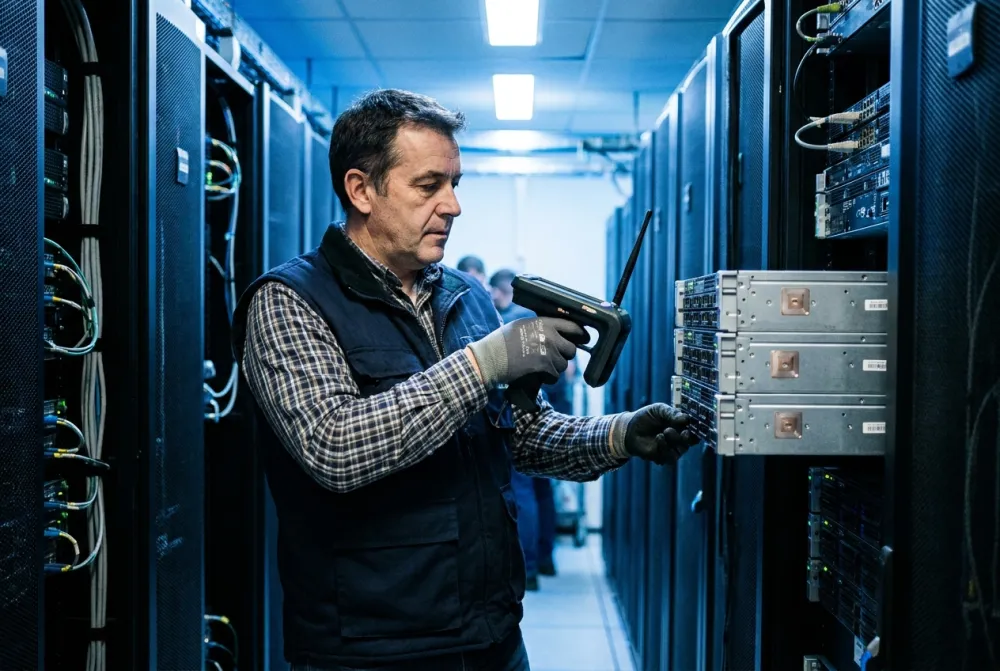 RFID tracking of IT and data-center assets