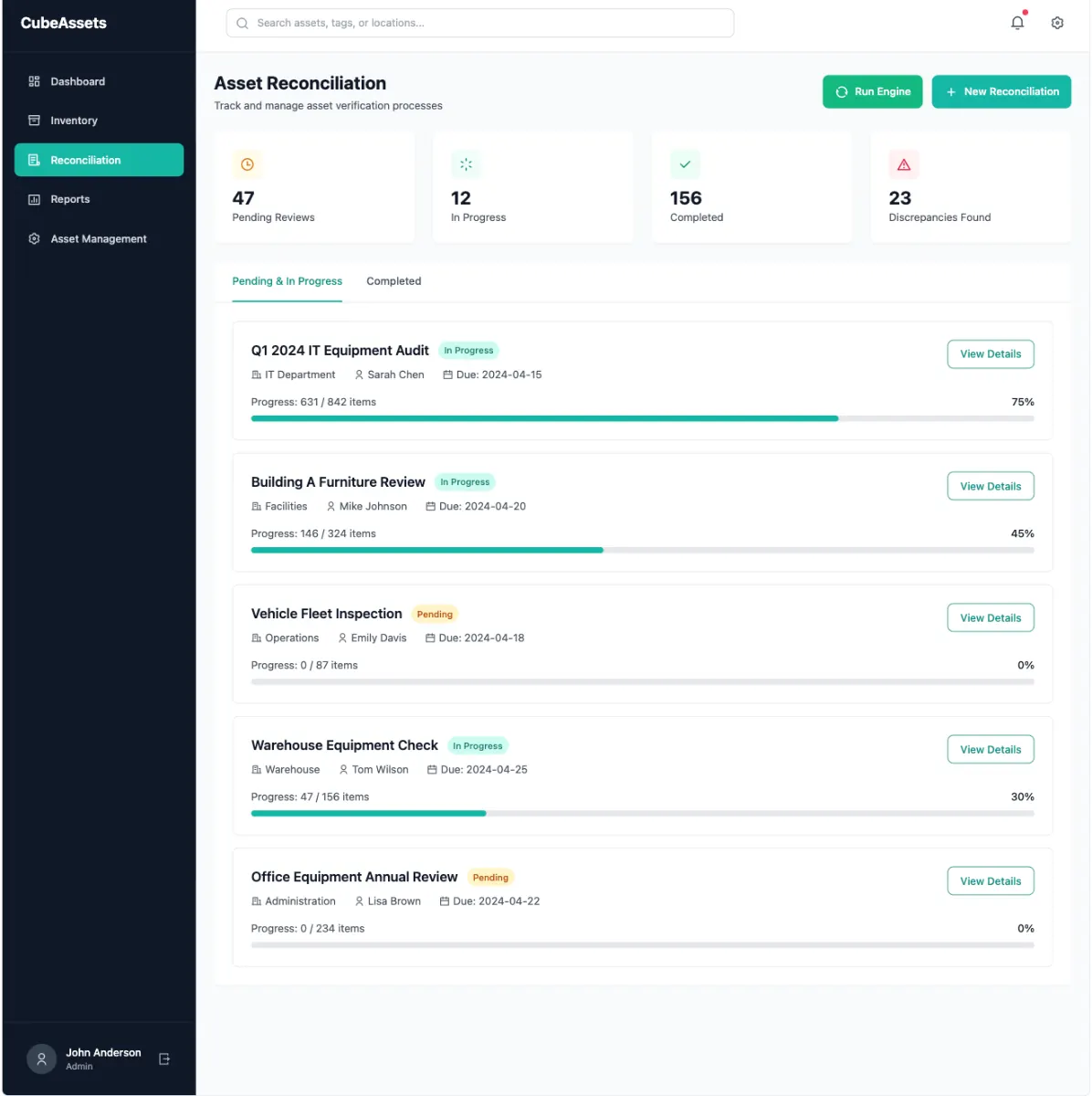 Reconciliation Engine