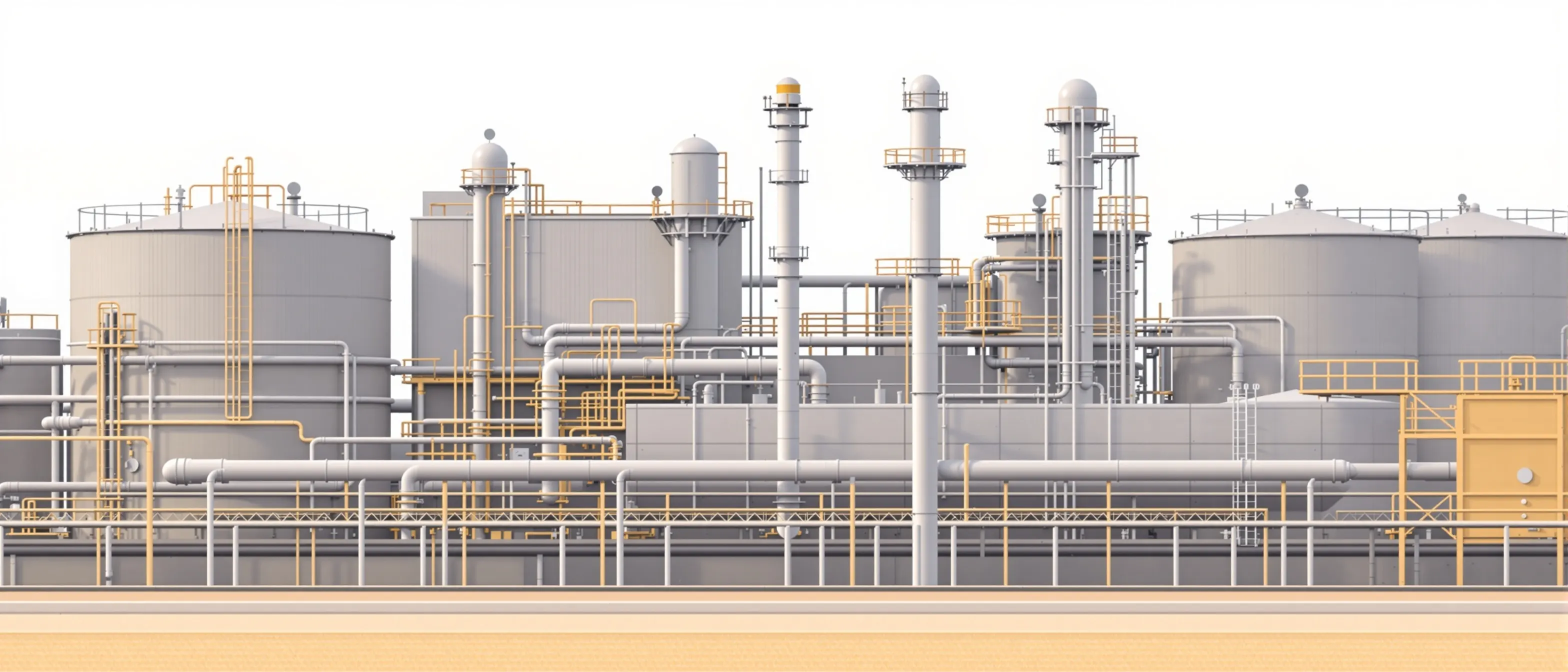 Chemical processing plant with optimized MRO spare-parts inventory after CPCON data rebuild
