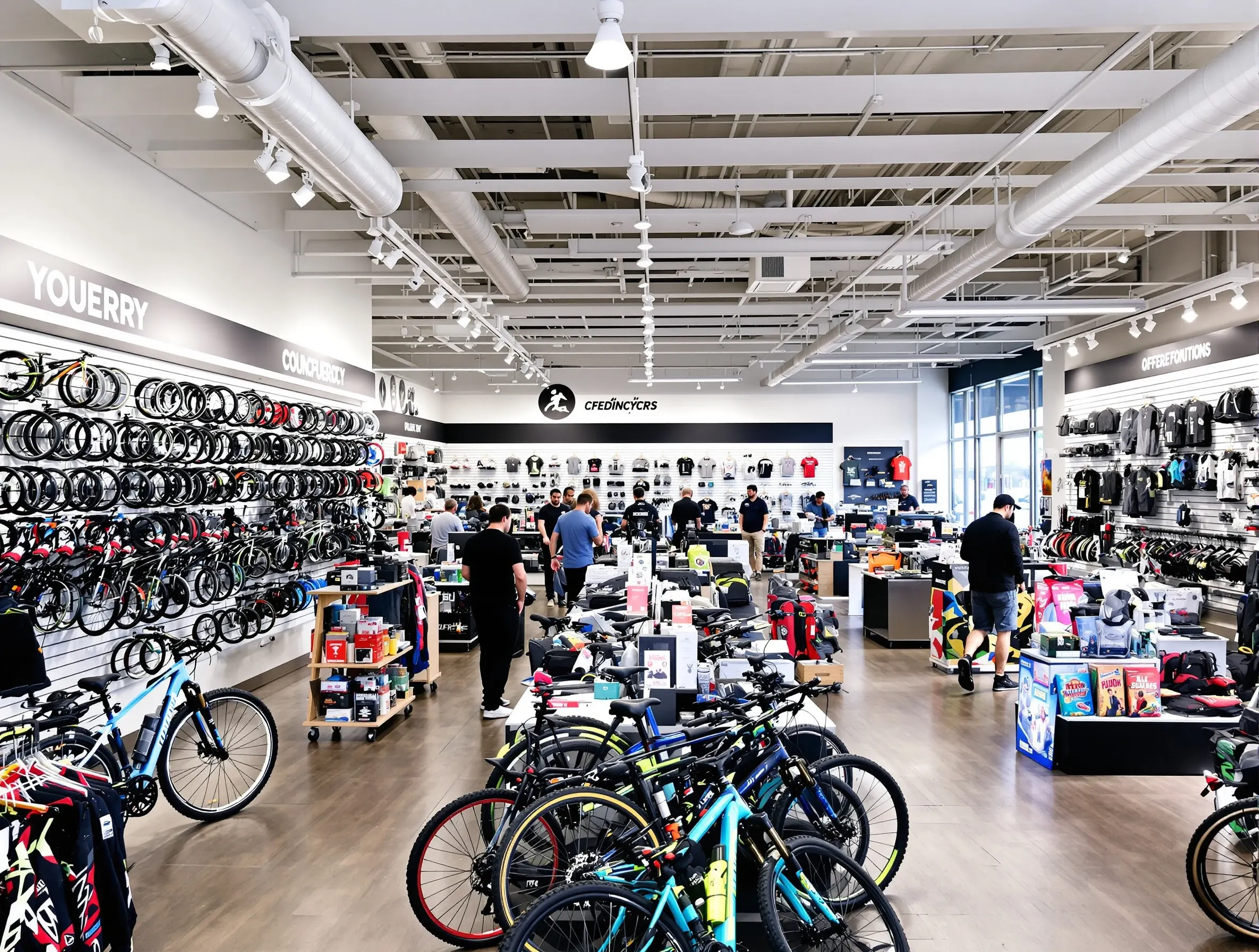 Sporting goods retail store