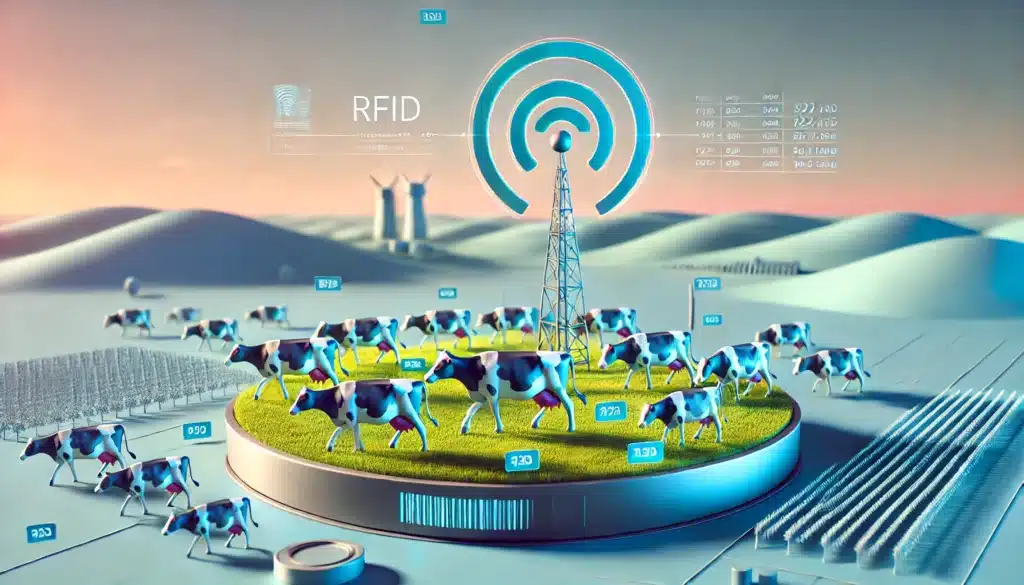 how do rfid tags for cattle work?